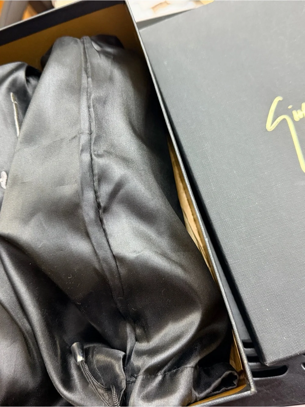 Giuseppe Zanotti Metallic Gold Knotted Peep-Toe Pumps